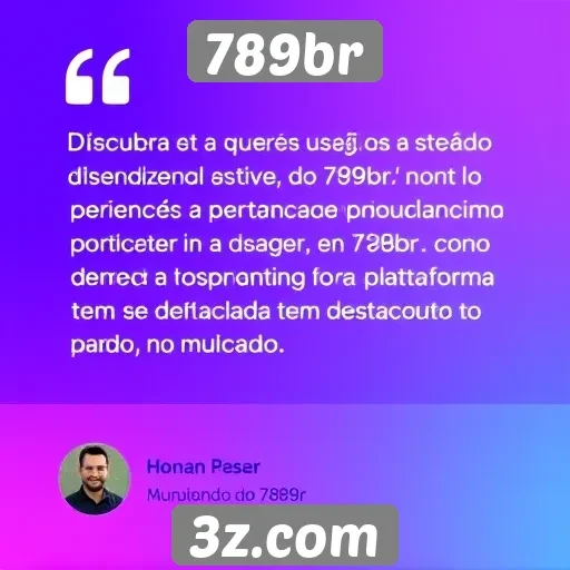 Feedback de usuários sobre a experiência no 789br